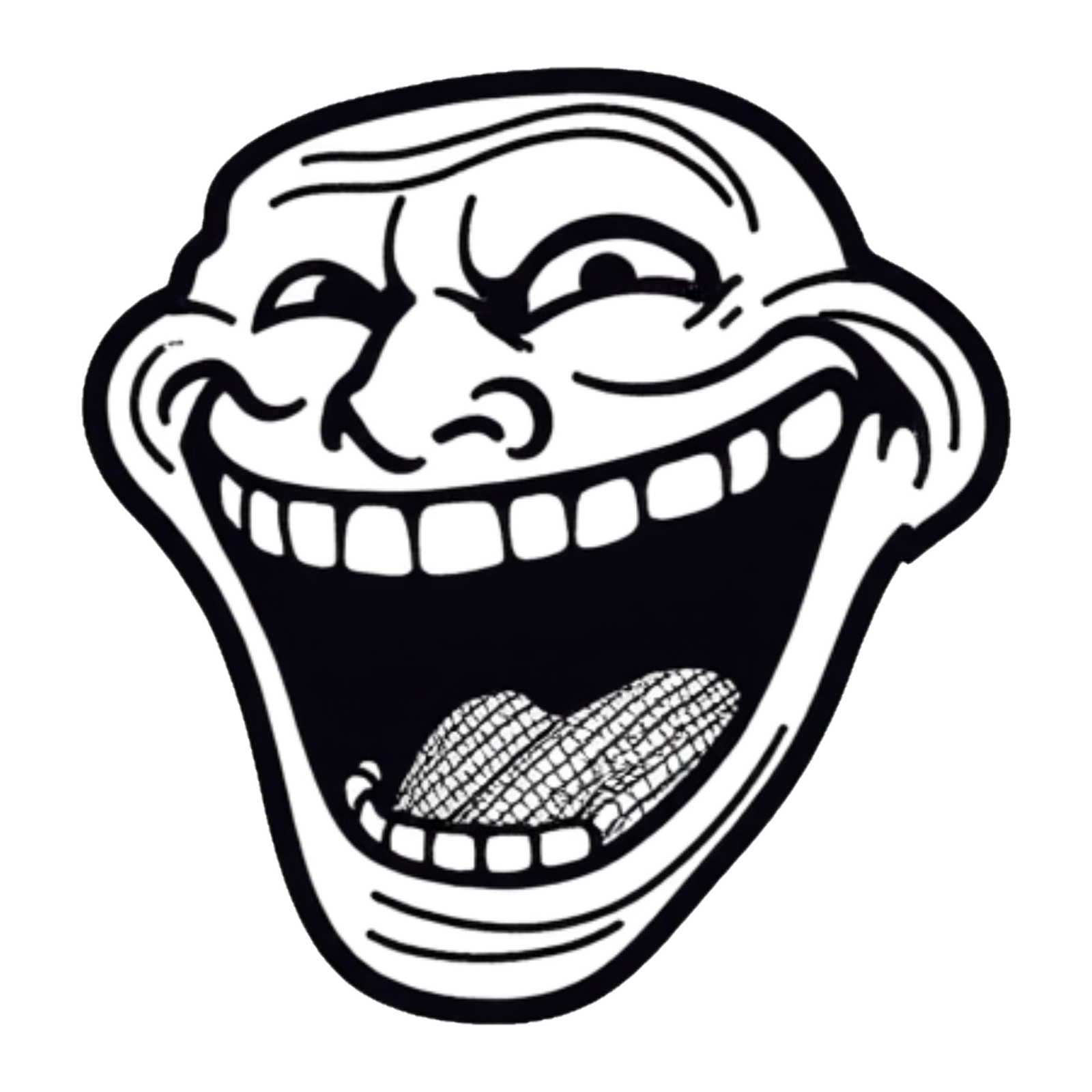 Happy troll face