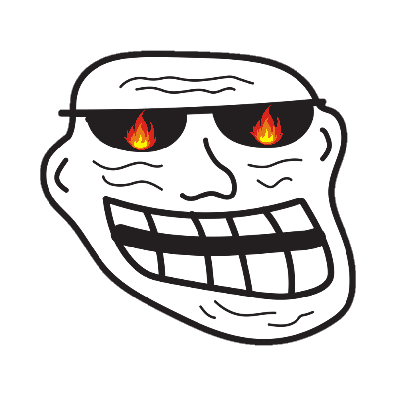Troll face png free download â Shadow Effect