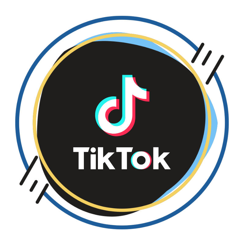 Tiktok black logo