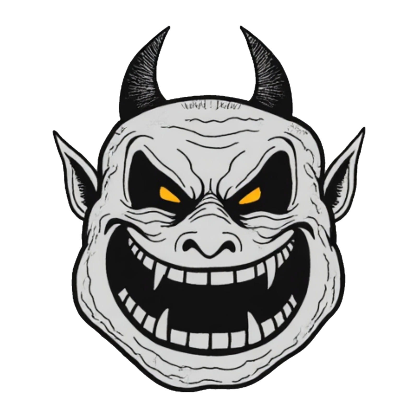 Troll face transparent background – Minimal PNG