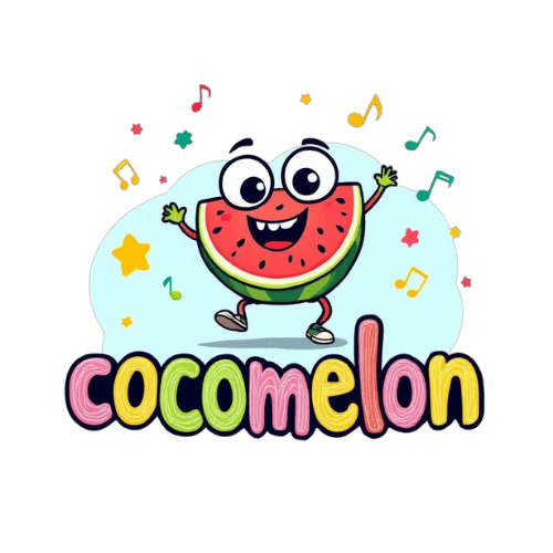 Cocomelon logo stars transparent