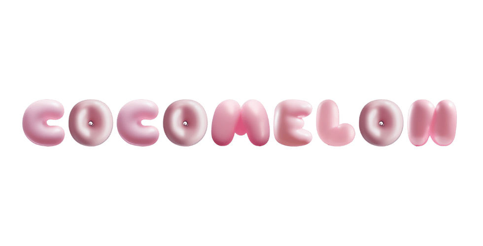 Pink cocomelon text png
