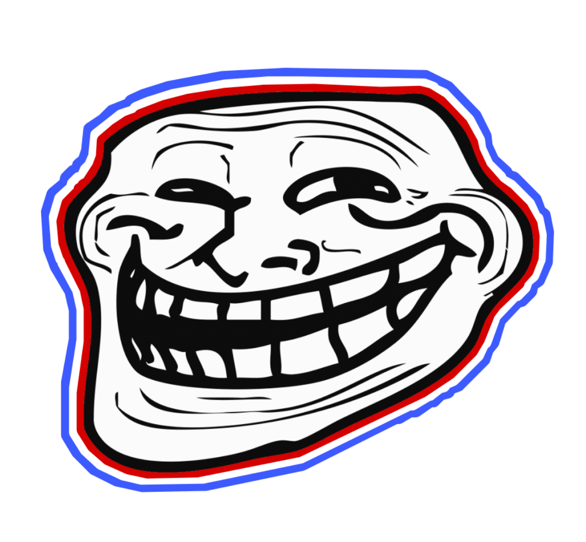 Toll face transparent background