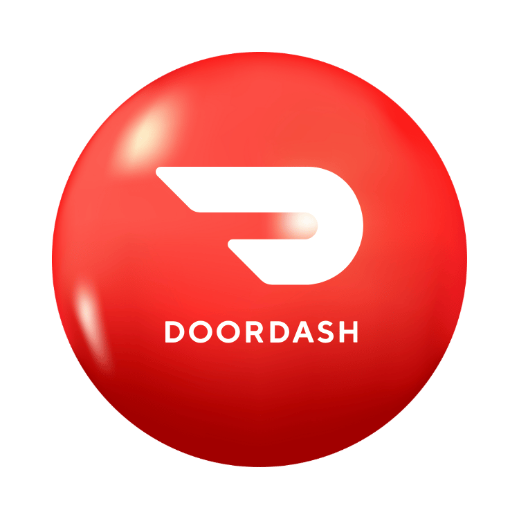 Doordash 3D Logo Image PNG