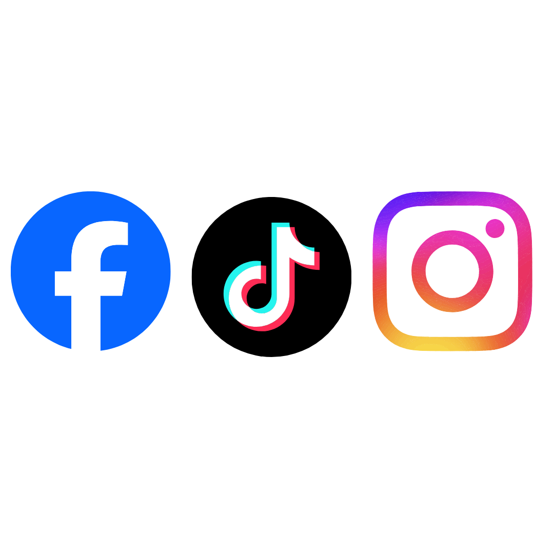 Tiktok Facebook Instagram Logo Png Transparent
