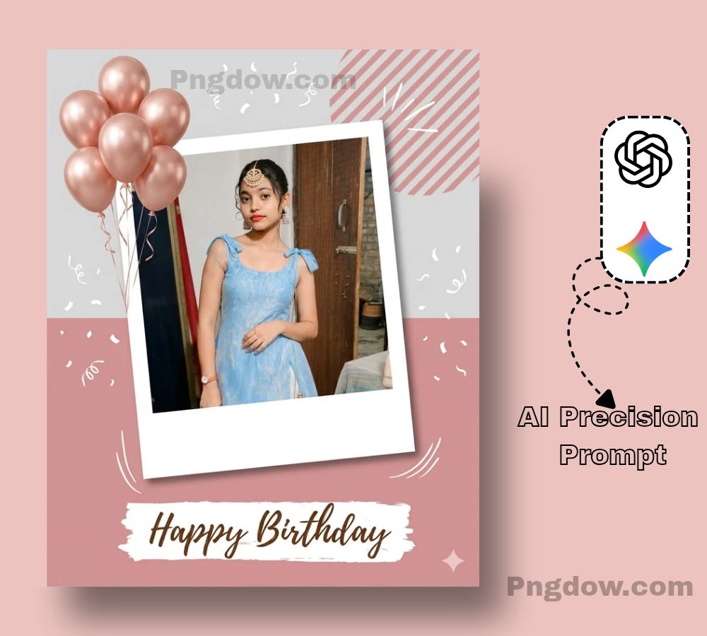 Happy Birthday Greeting Card AI Image Prompt