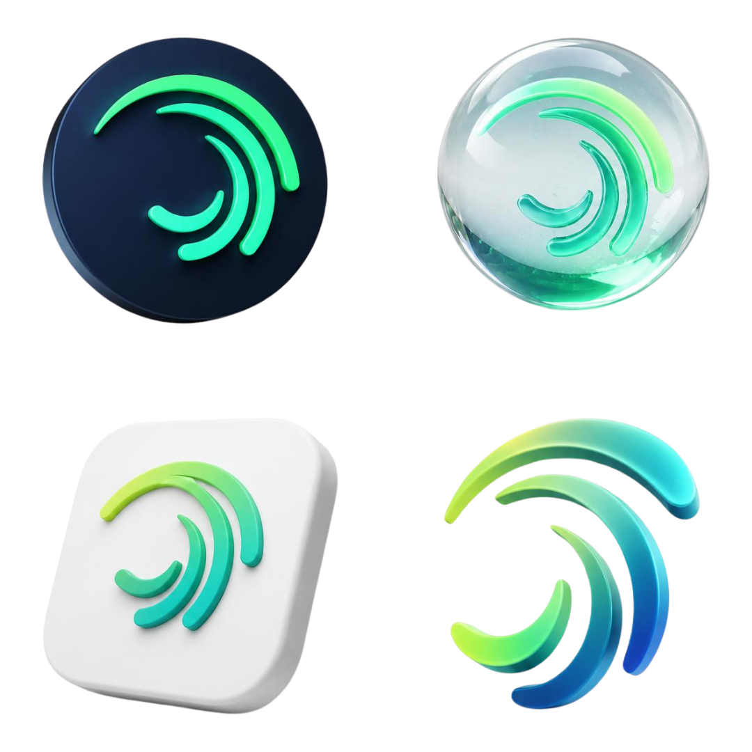 Alight Motion 3D Icon Collection PNG – Free Download
