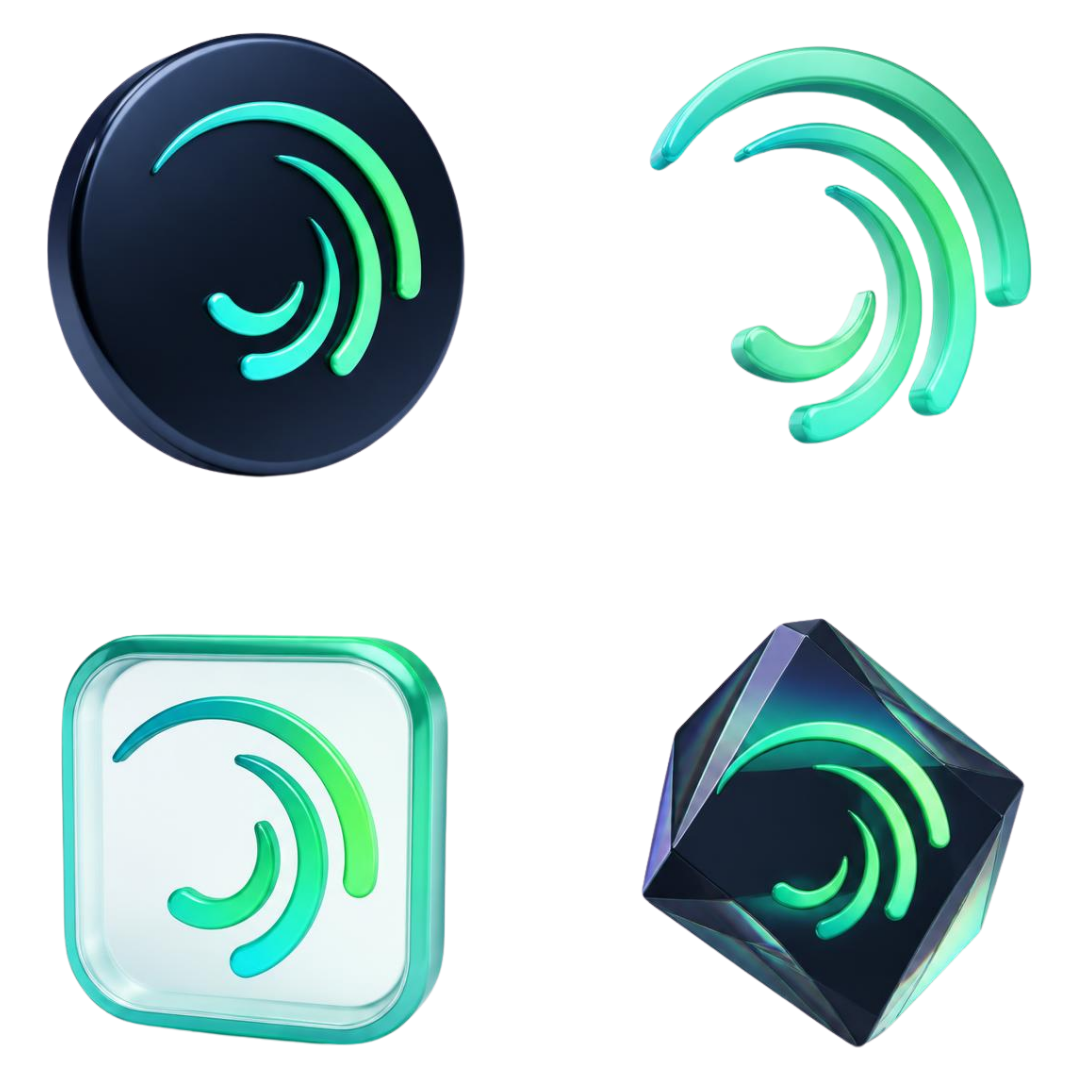 Alight Motion Gradient Logo PNG – Free Download