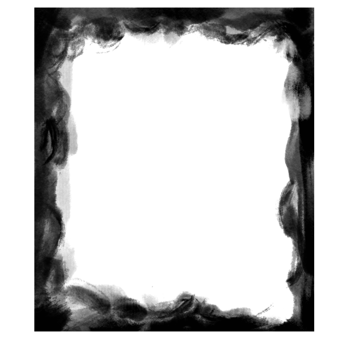 Black Rectangular Shadow Frame PNG – Free Download