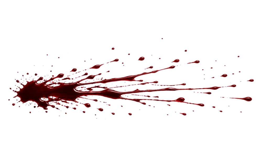 Black blood splatter png – Free Download