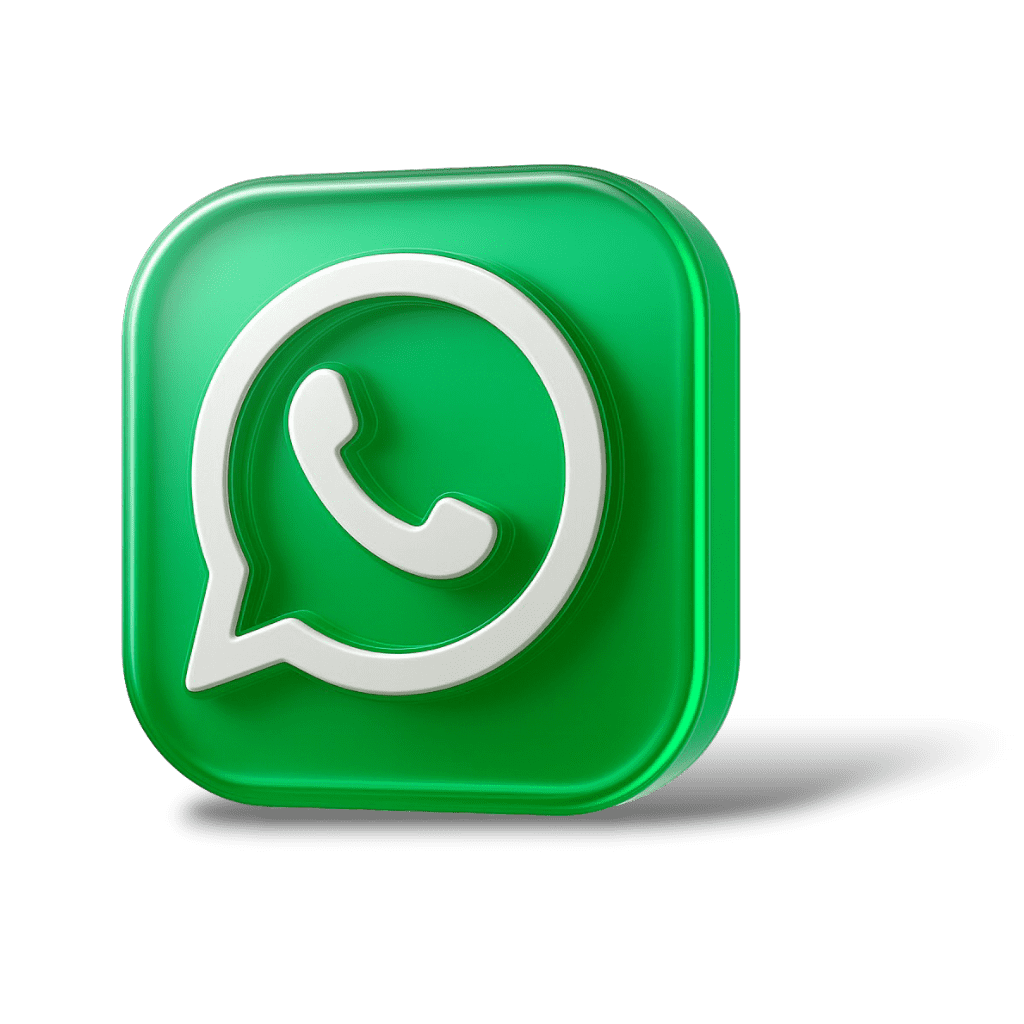 3d whatsapp logo png