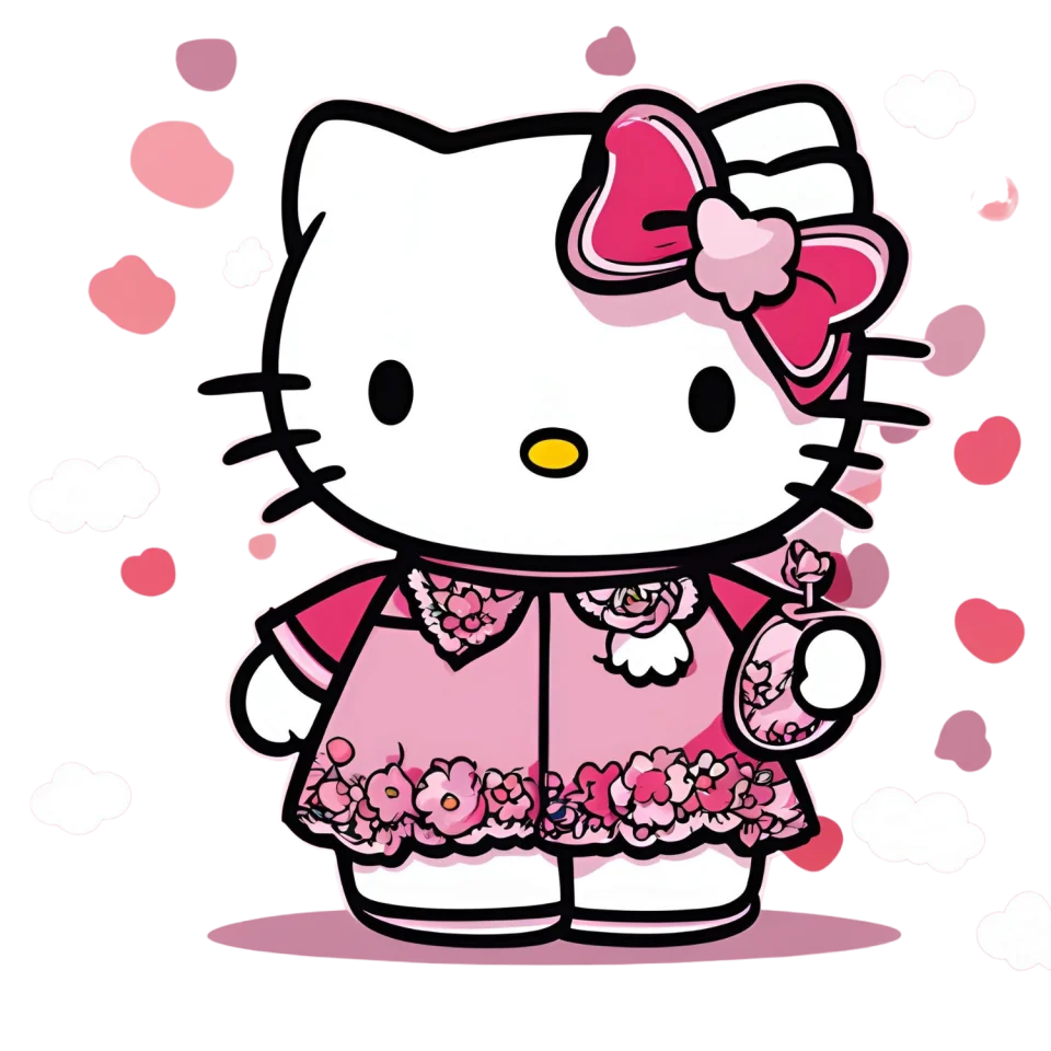 Cute hello kitty wallpaper in png format free to download for your devices background
