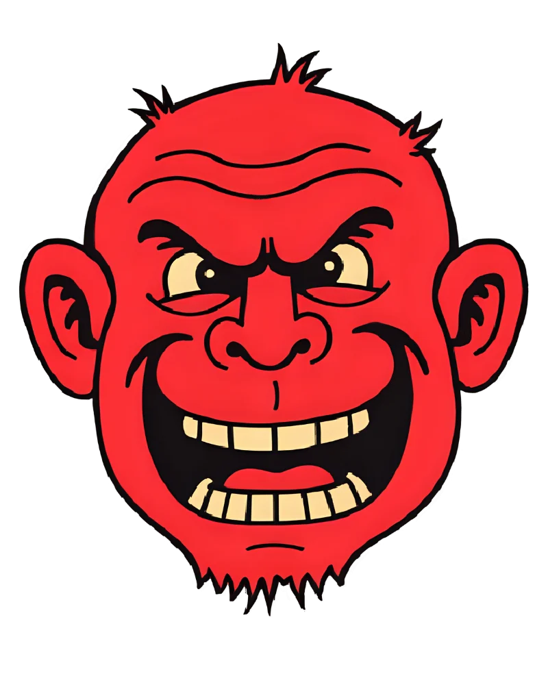 Laughing Troll Face PNG Image