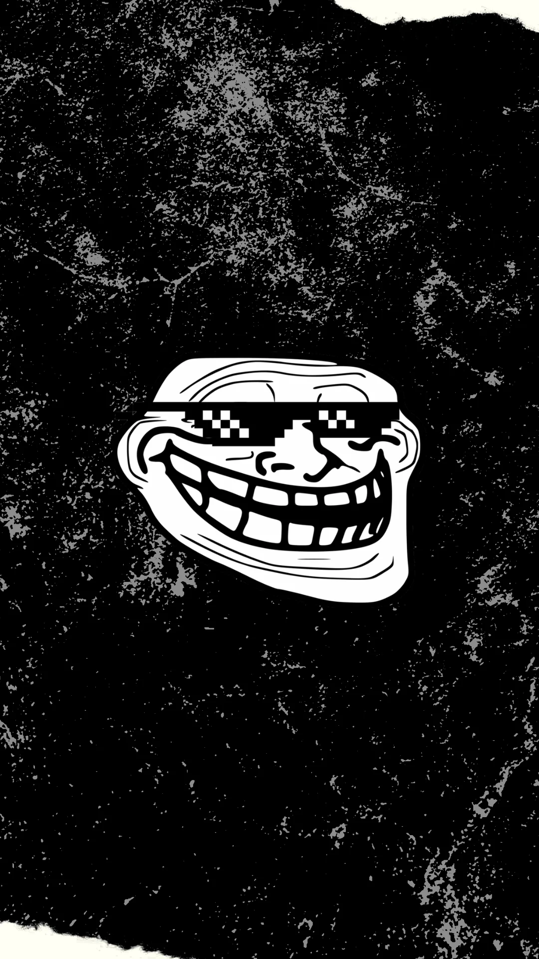 Unleash Your Dark Side with Black Troll Face Wallpapers | Download Free Transparent PNG Images