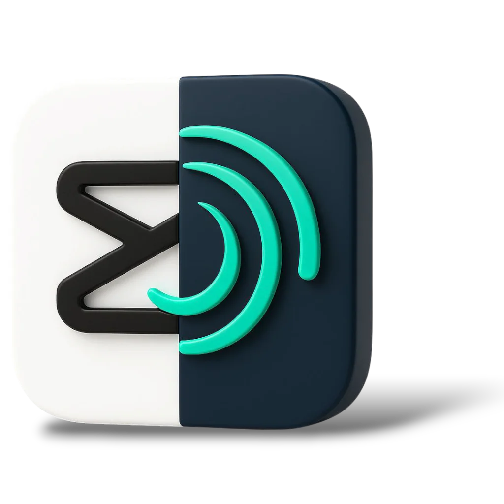 Alight Motion 3D Logo Modern Icon PNG Image