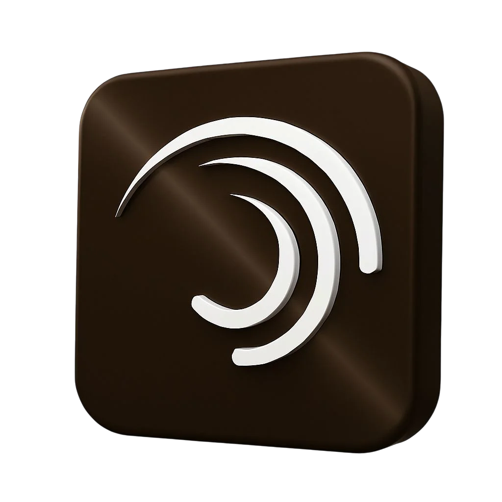 Alight Motion Logo Negro PNG