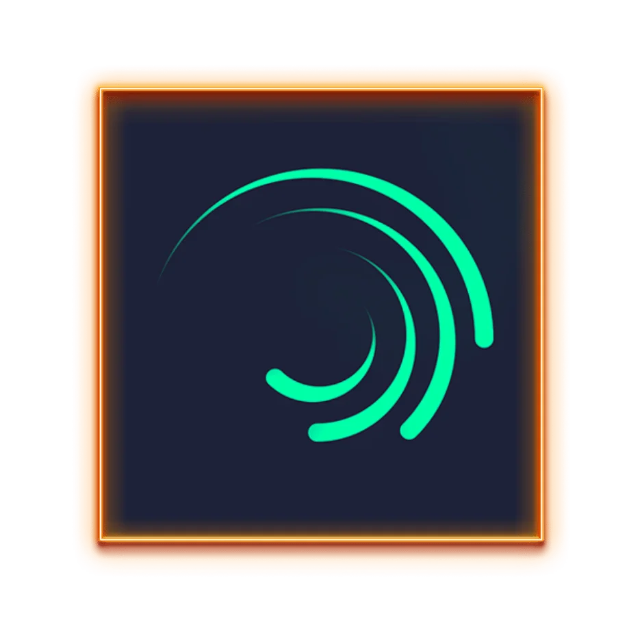 Alight Motion logo transparent PNG image