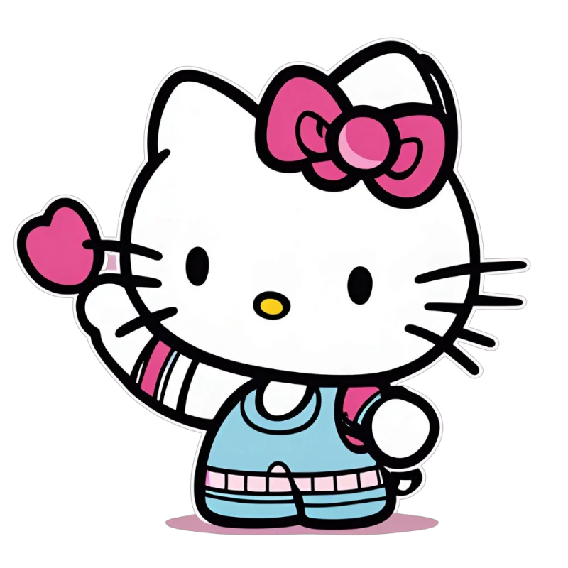 Hello kitty png transparent background