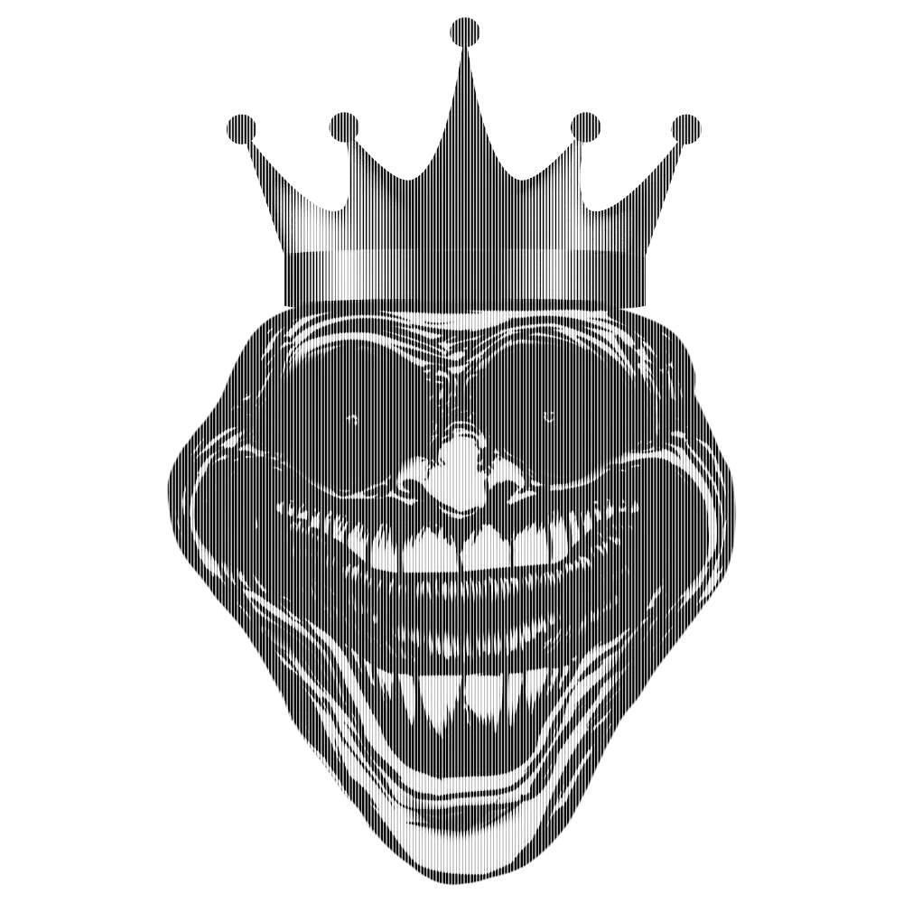 Scary Troll Face PNG Creepy Transparent Image