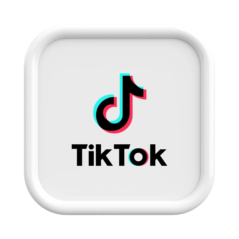 3D TikTok Logo Download