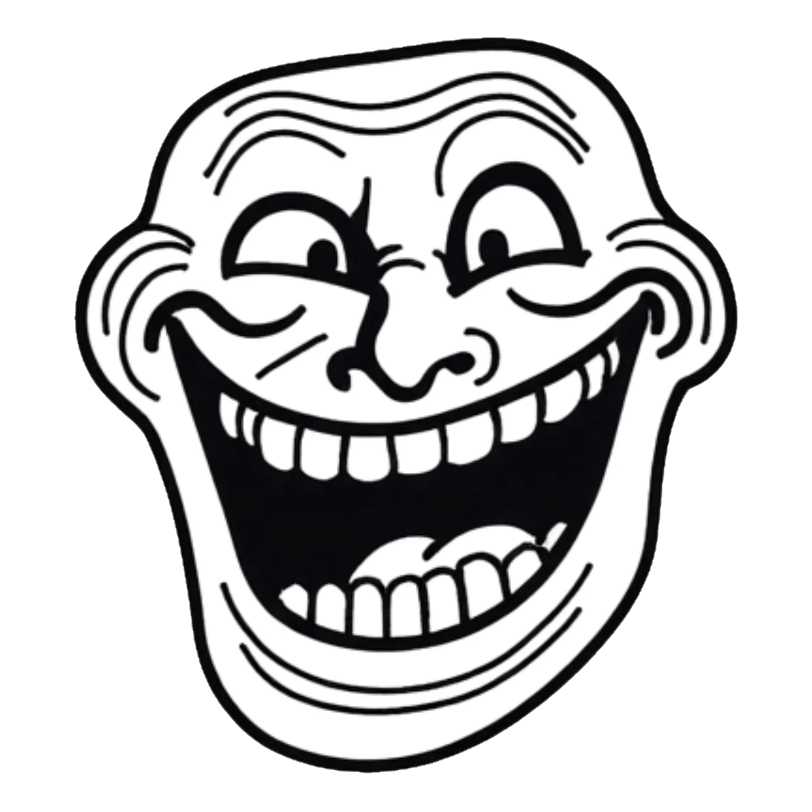 Happy troll face png