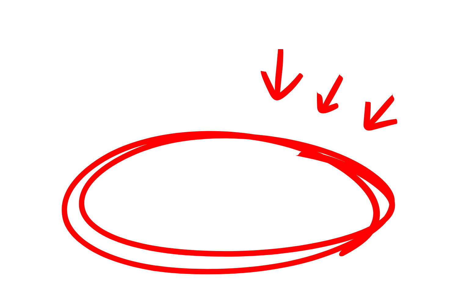 Red Circle with Arrow Download high-quality transparent PNG image