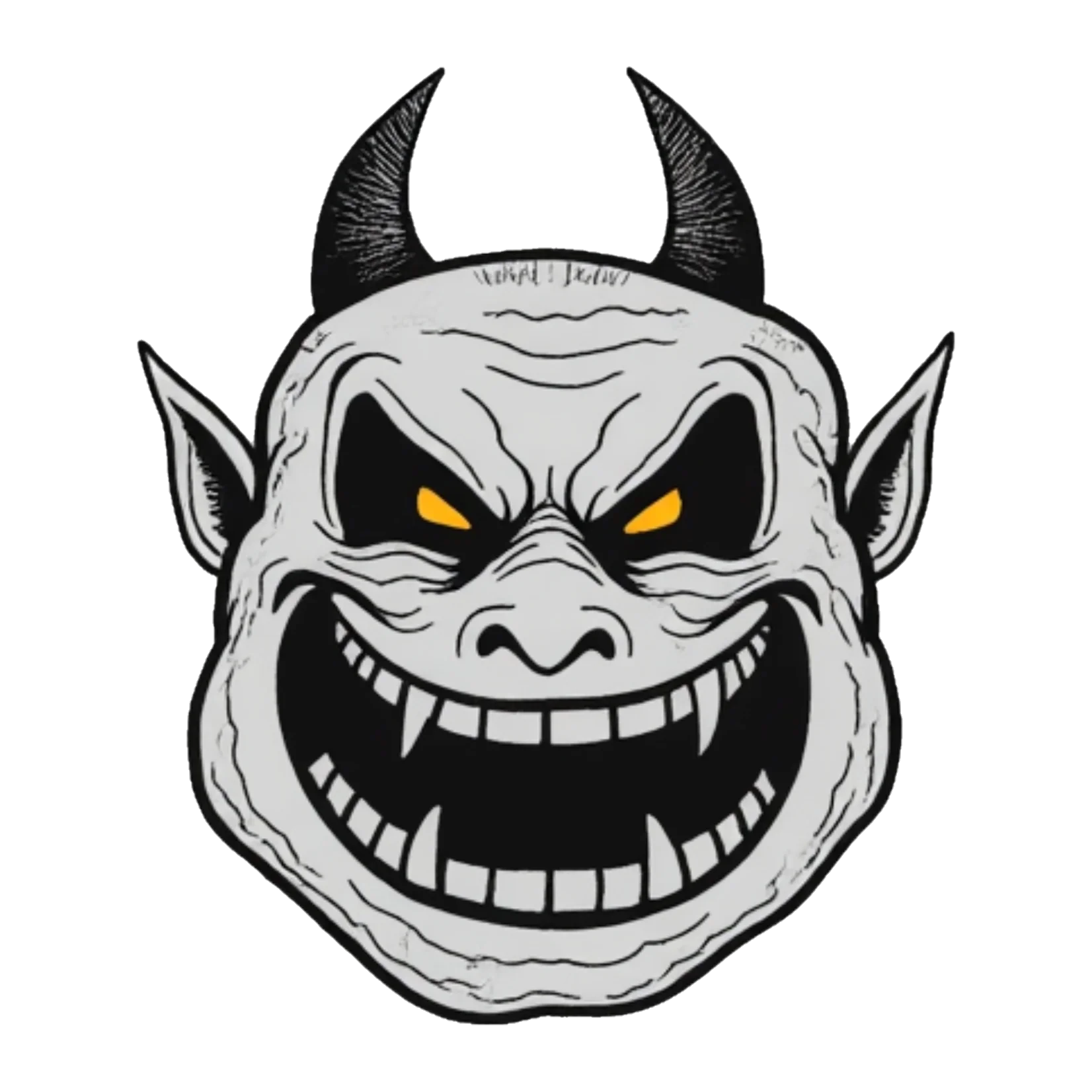 Troll face transparent background – Minimal PNG