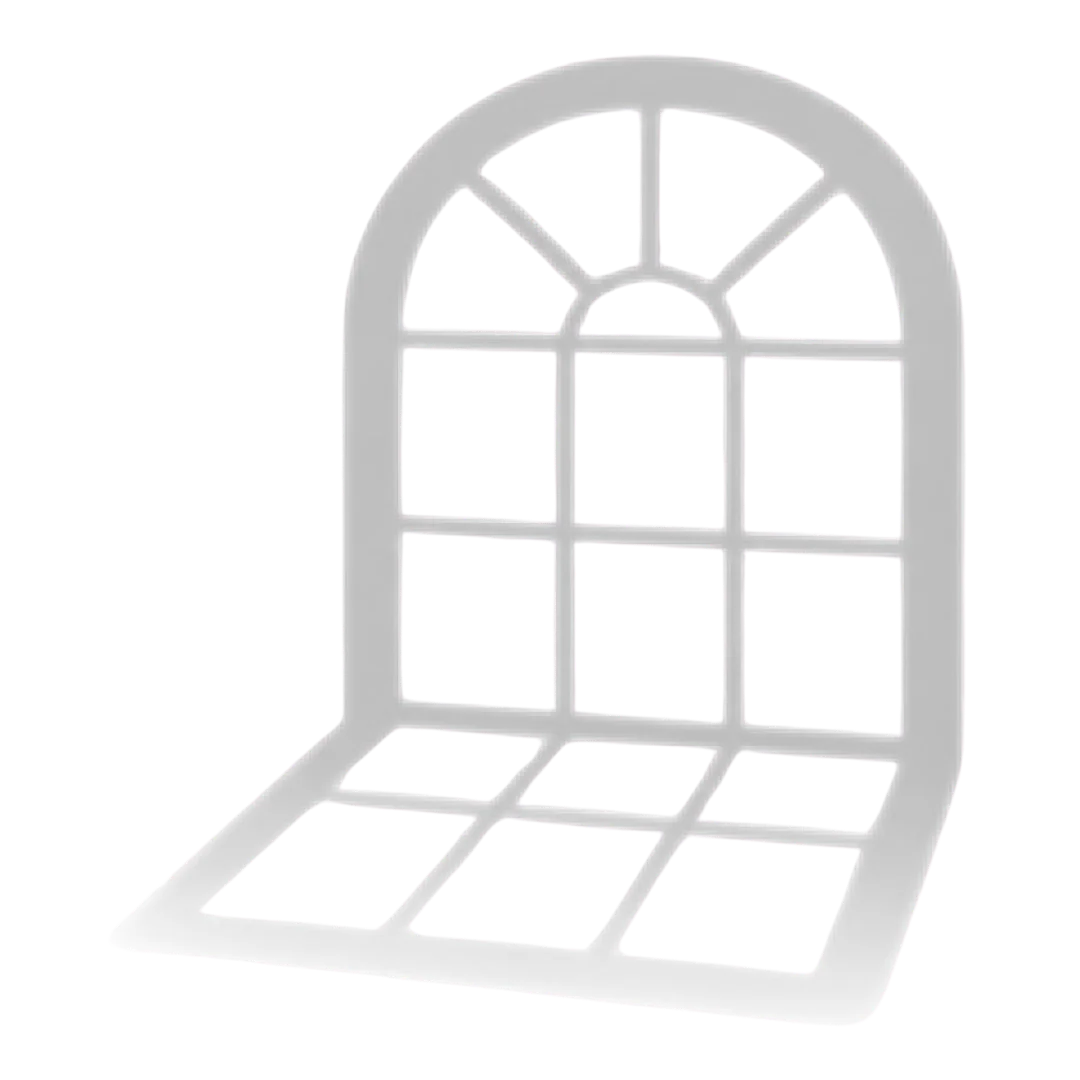 Transparent PNG of a leaf shadow for design projects.