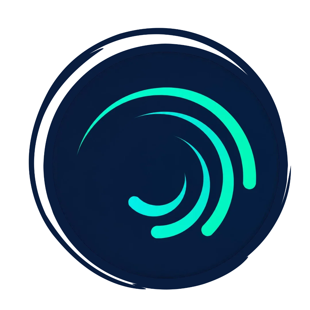 Alight Motion logo in transparent PNG format for easy use.