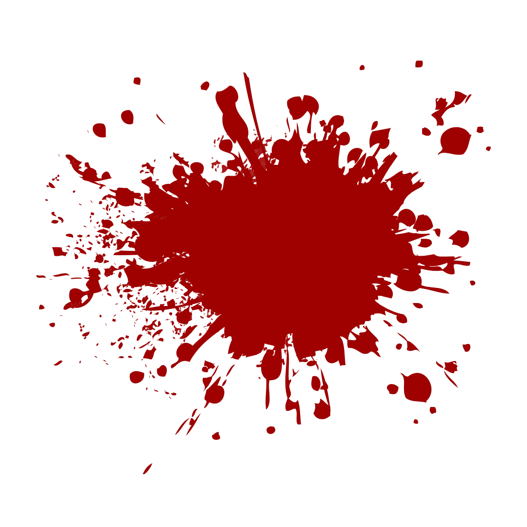 Blood splatter transparent – Free Download