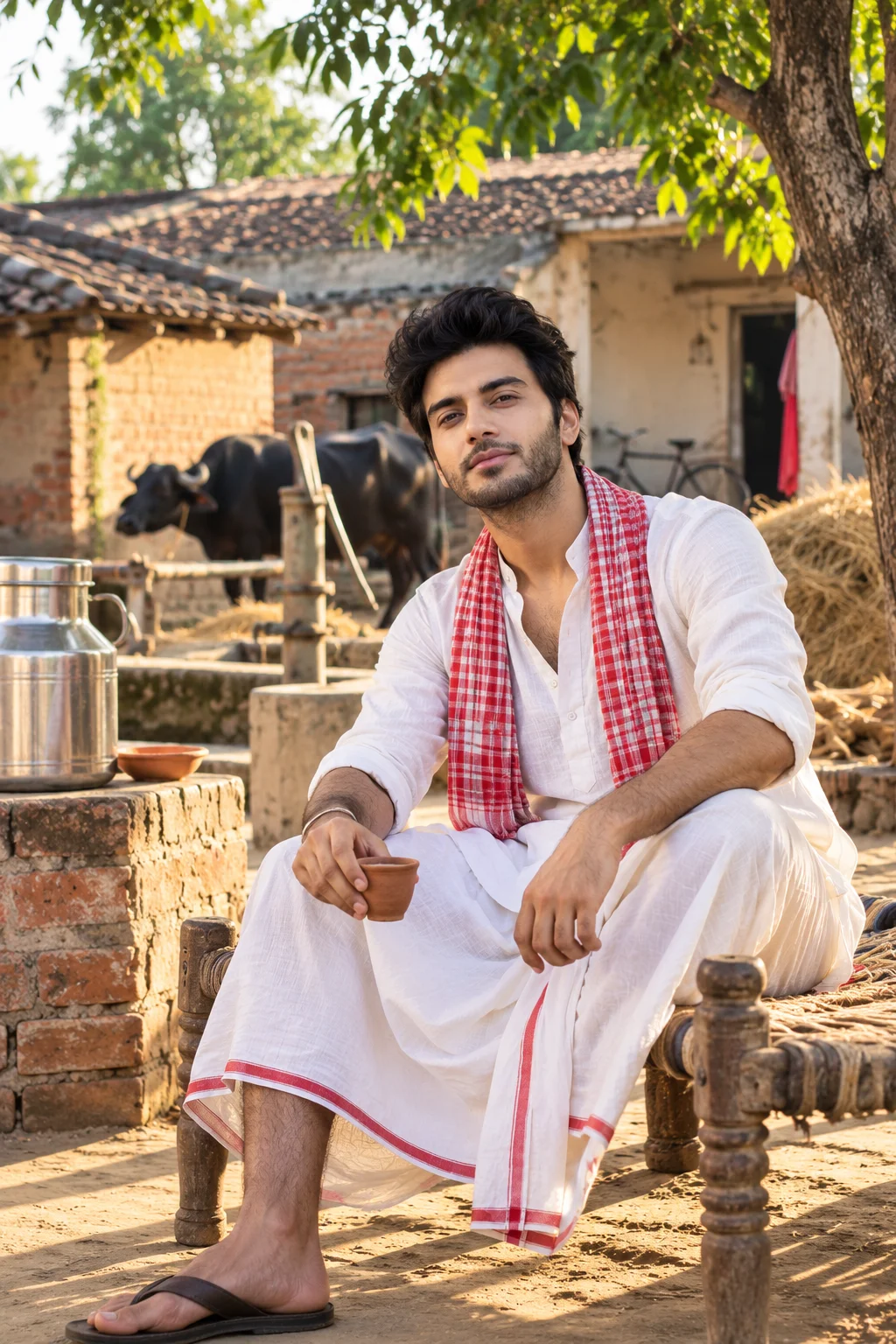 Bihari Style AI Photo Prompt: Gaon Wali Desi Look Photo Kaise Banaye 2 AI Bihari Prompt category icon